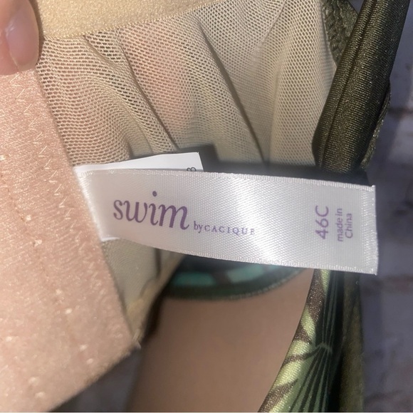 Cacique Balconette Swimsuit Top Size 46C NWT - Picture 3 of 7